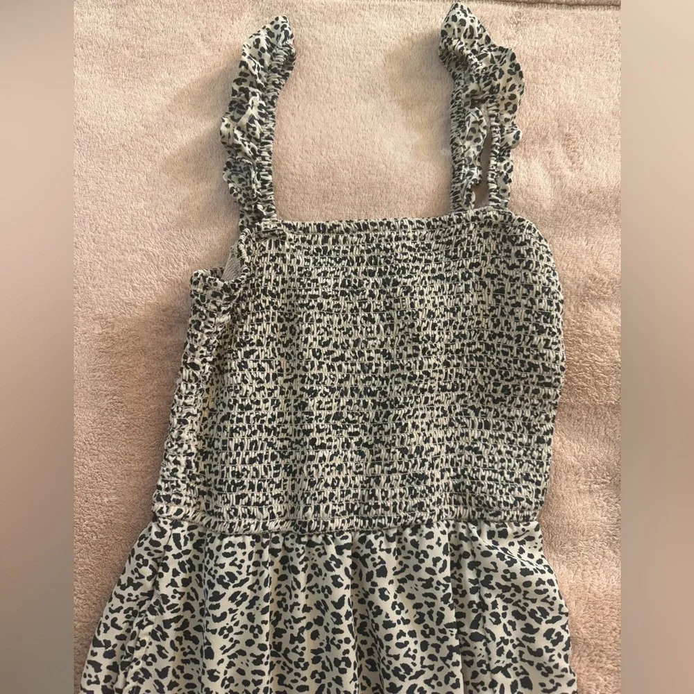 Abercrombie & Fitch Animal Print Maxi Dress
